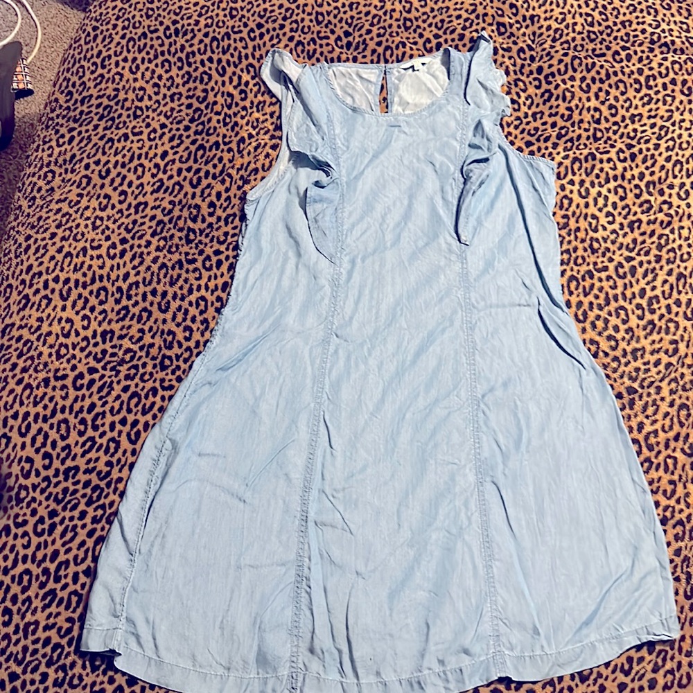 CROWN & IVY BLUE DENIM DRESS